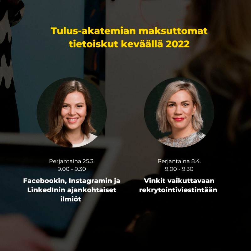 Tulus-akatemian maksuttomat tietoiskut keväällä 2022