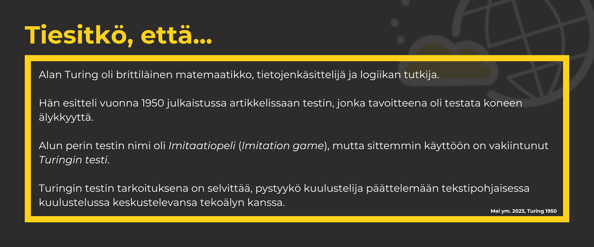 Infoteksti Turingin testistä